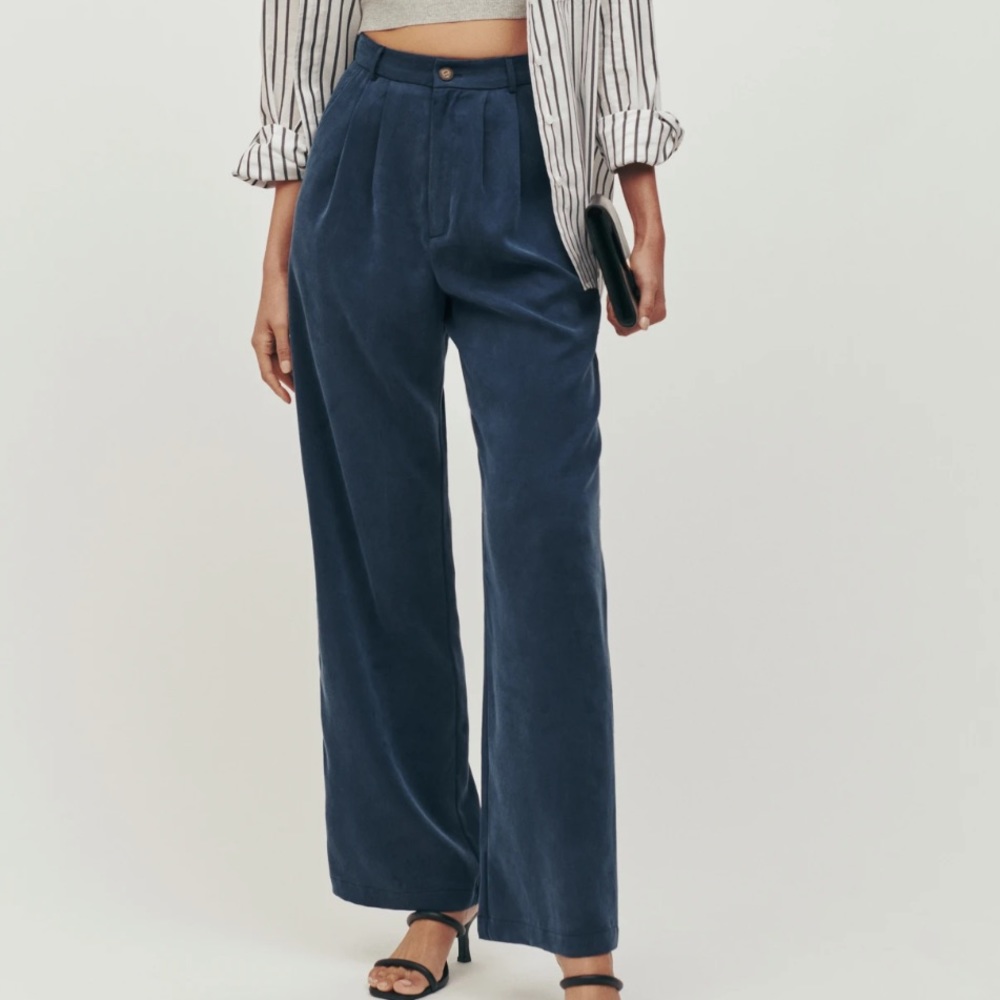 Reformation Mason Pant - Navy NWOT
